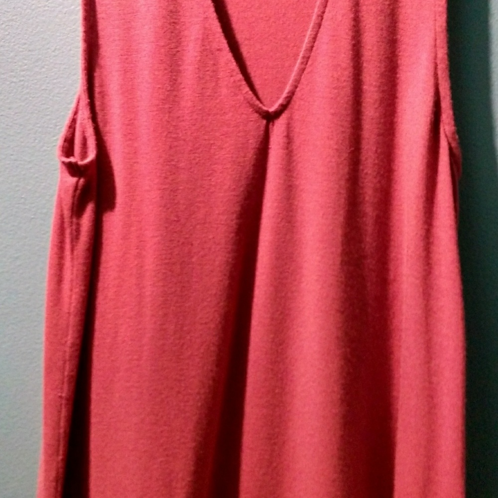 Express Mauve Sleeveless Knit Top Size S